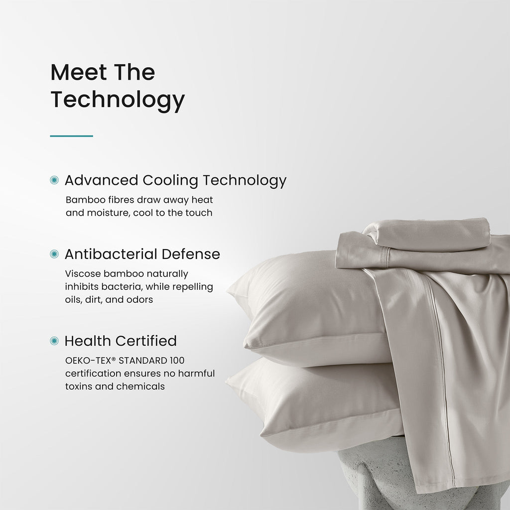 Iced Cooling Bamboo Sheet Set