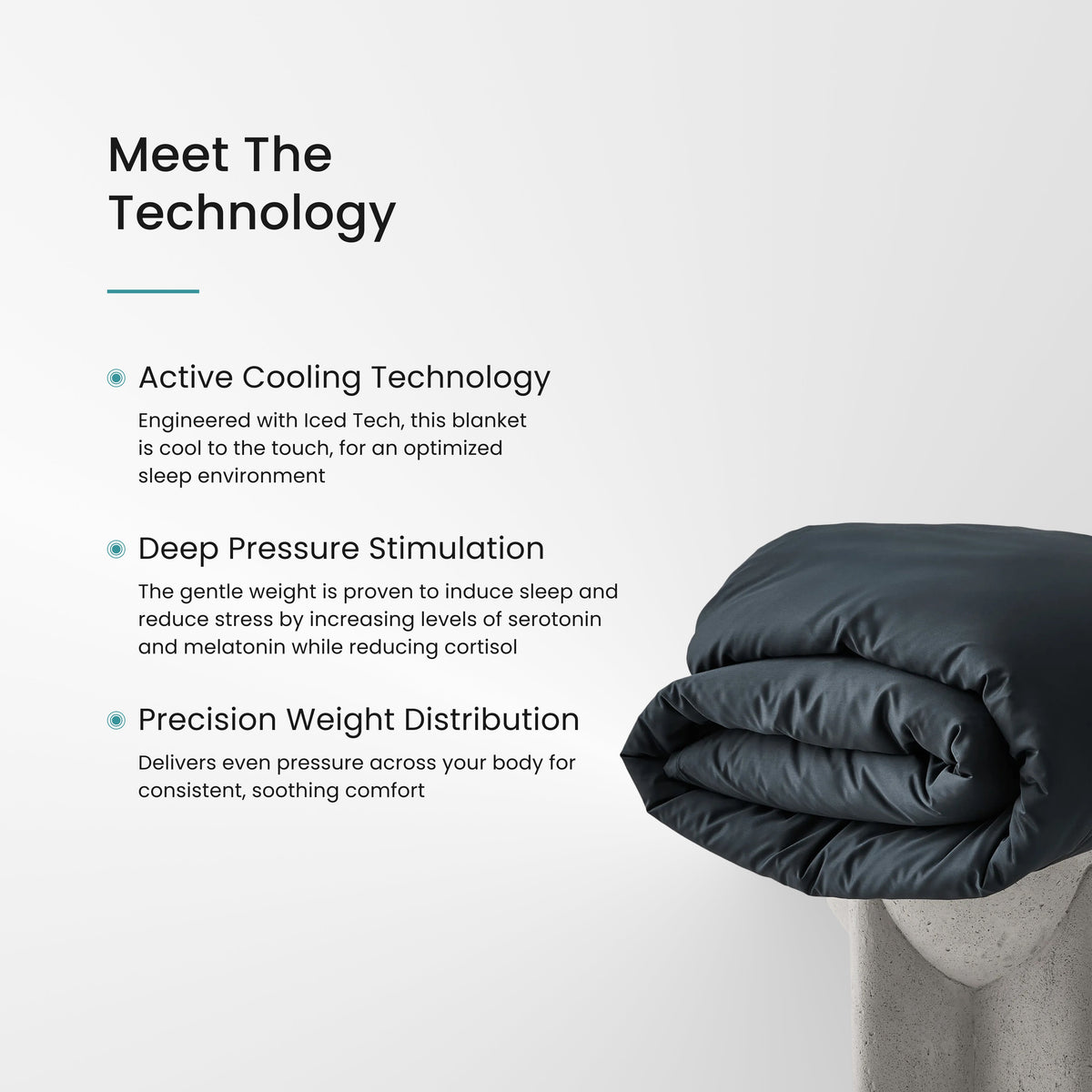 Iced Cooling Bamboo Weighted Blanket