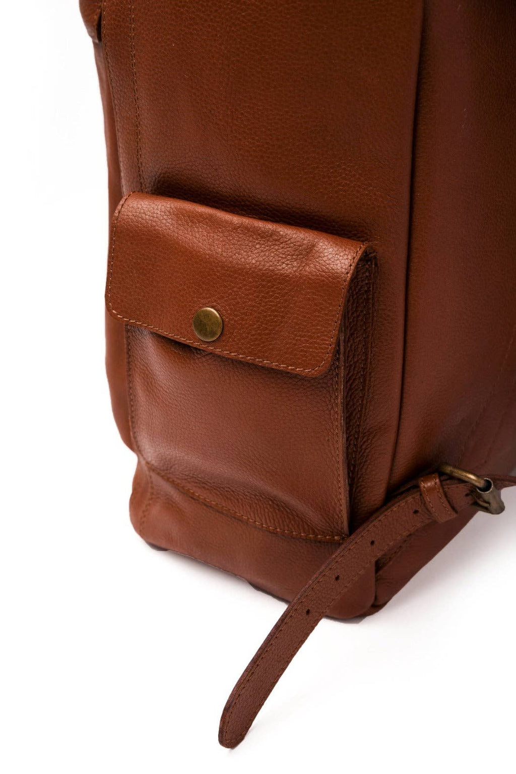 Nomad Leather Backpack: Brown