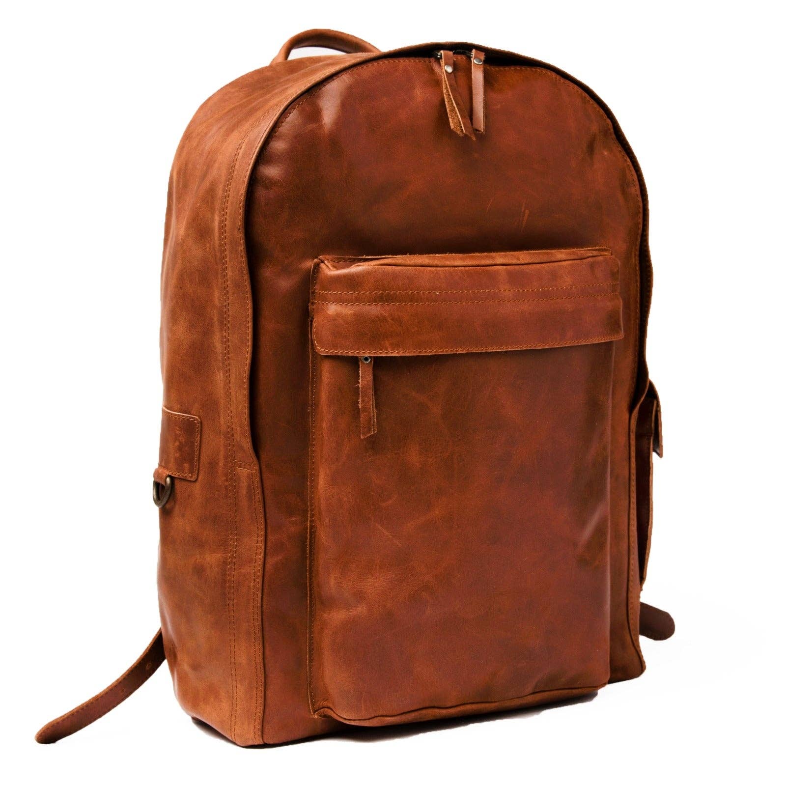 Nomad Leather Backpack: Brown