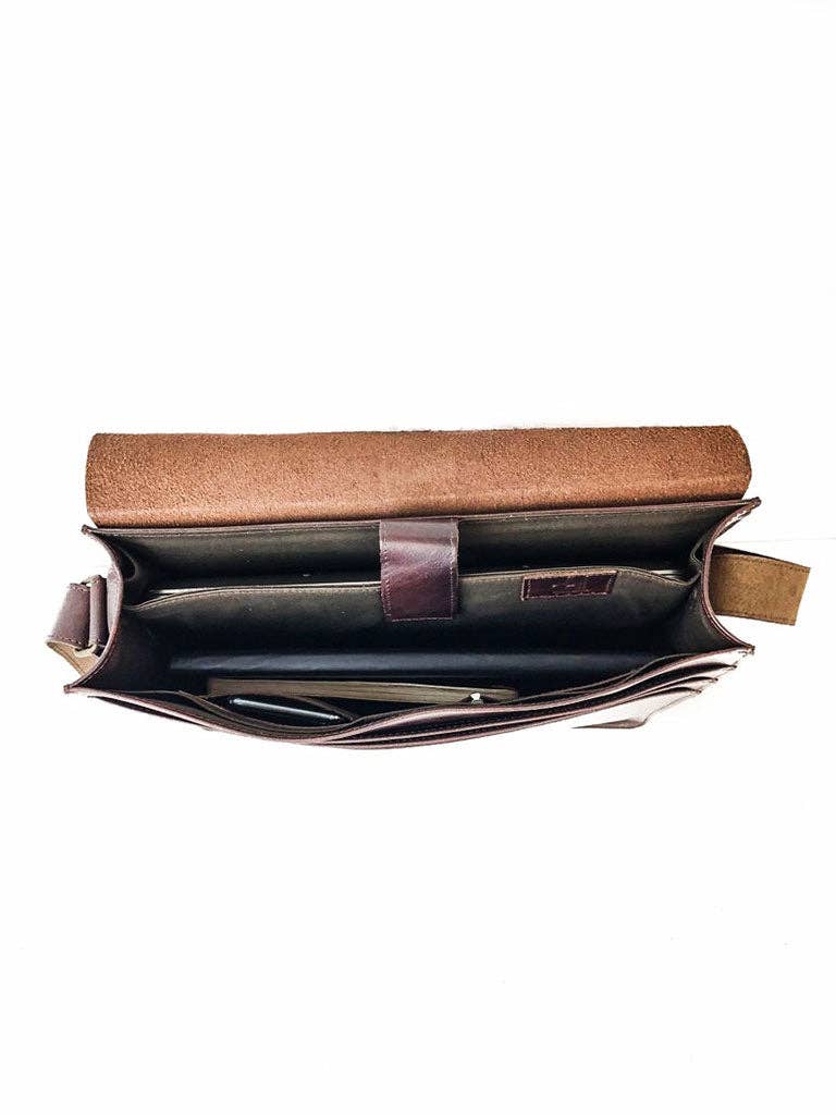 Adam Messenger Bag 2.0: Saddle Brown / Medium