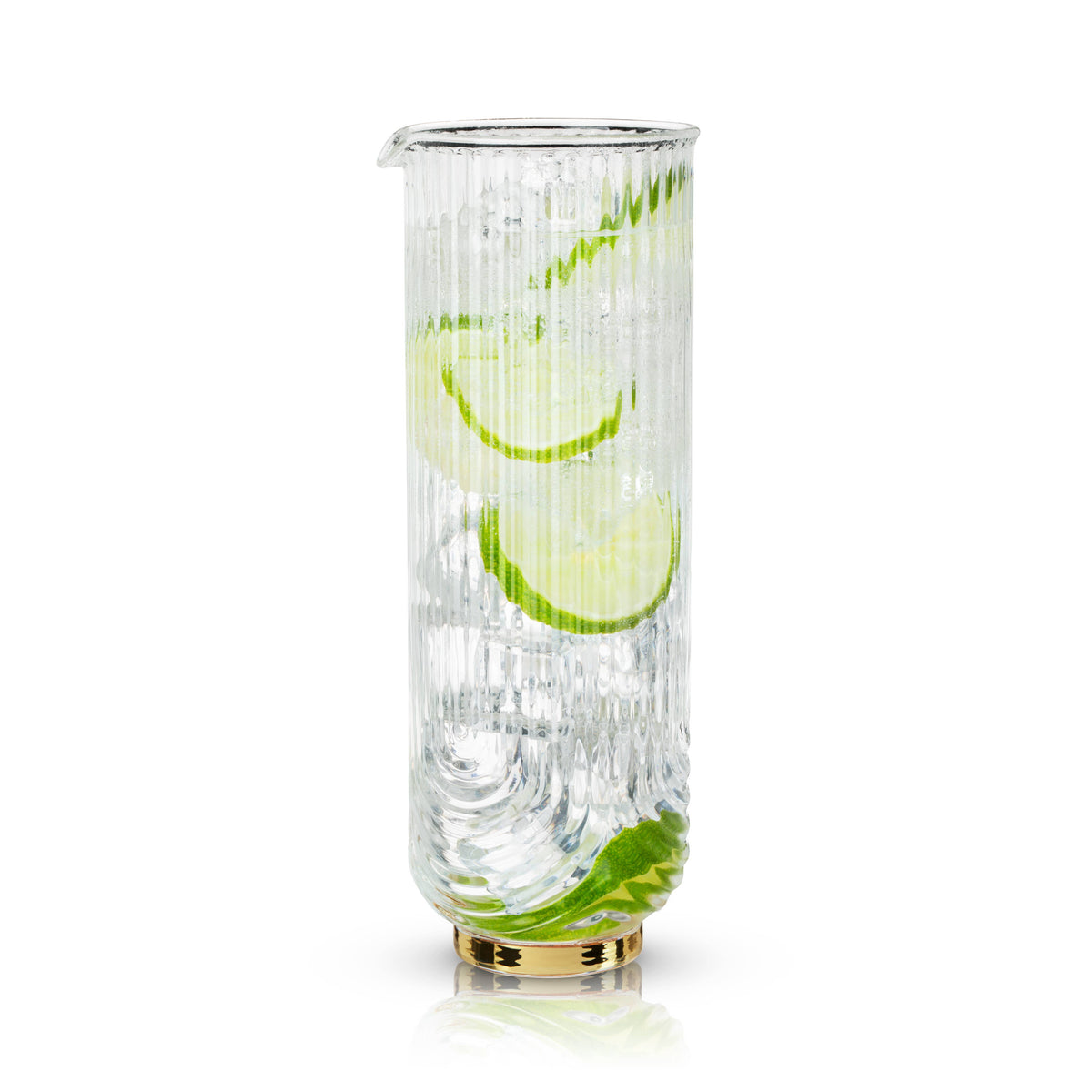 Deco Gatsby Gold-Plated Glass Mixing Glass