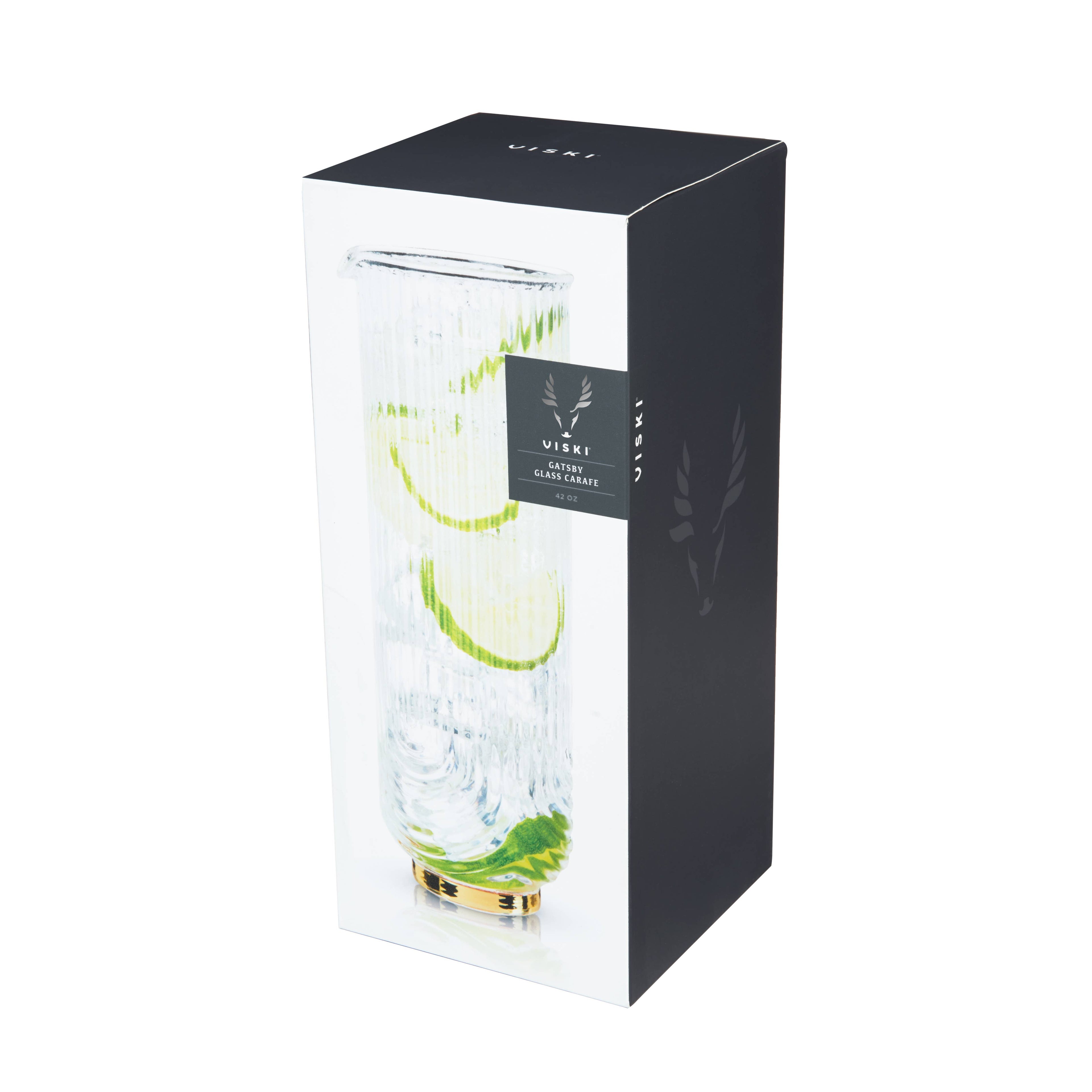 Deco Gatsby Gold-Plated Glass Mixing Glass