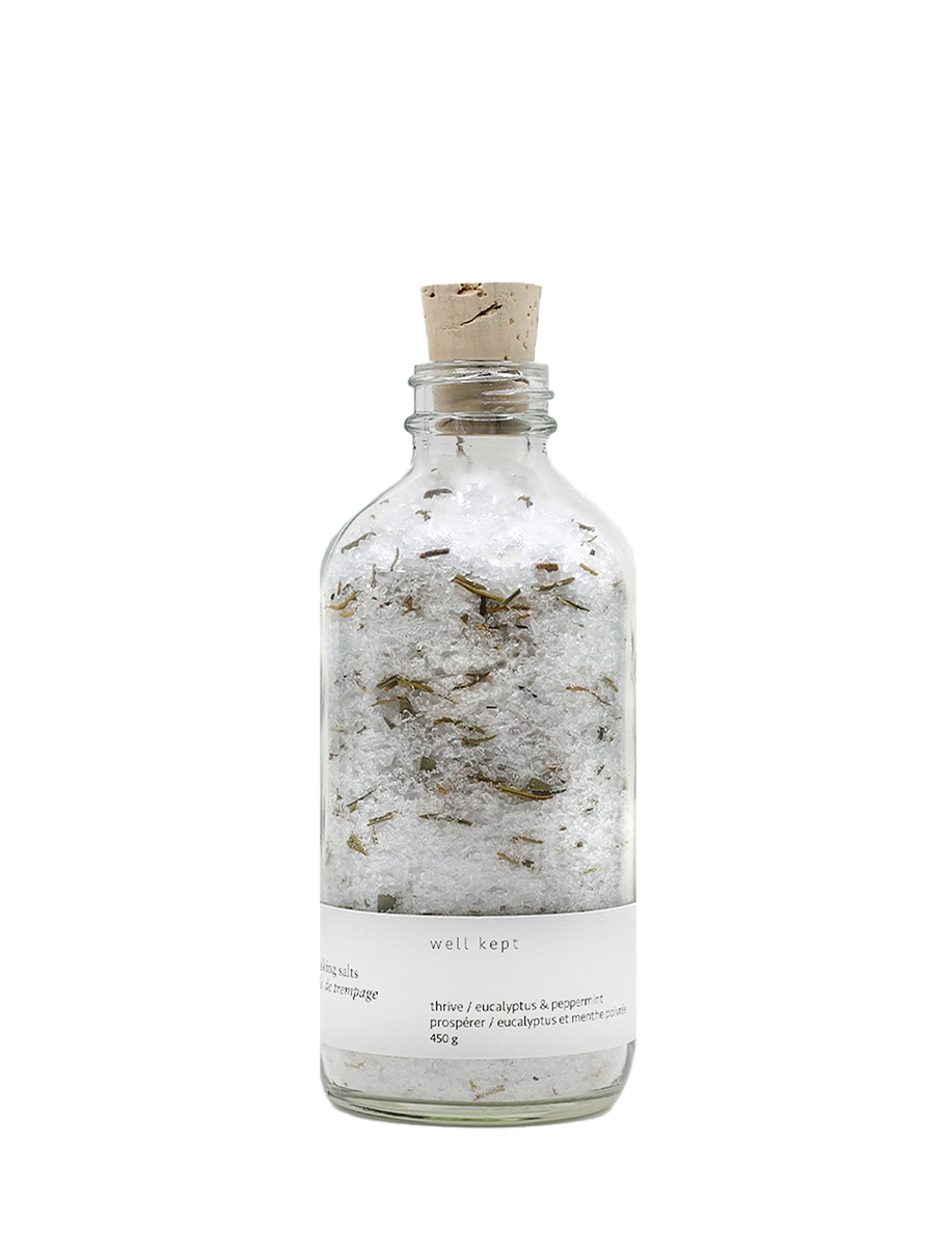 Soaking Salts - Thrive - 450g (all-natural, handmade)