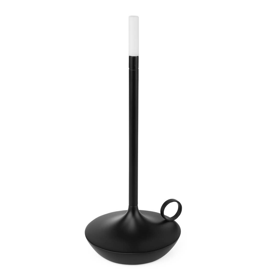 GRAYPANTS Wick Portable Rechargeable Candle Lamp w/Gift Pack: Mist Gray / Classic