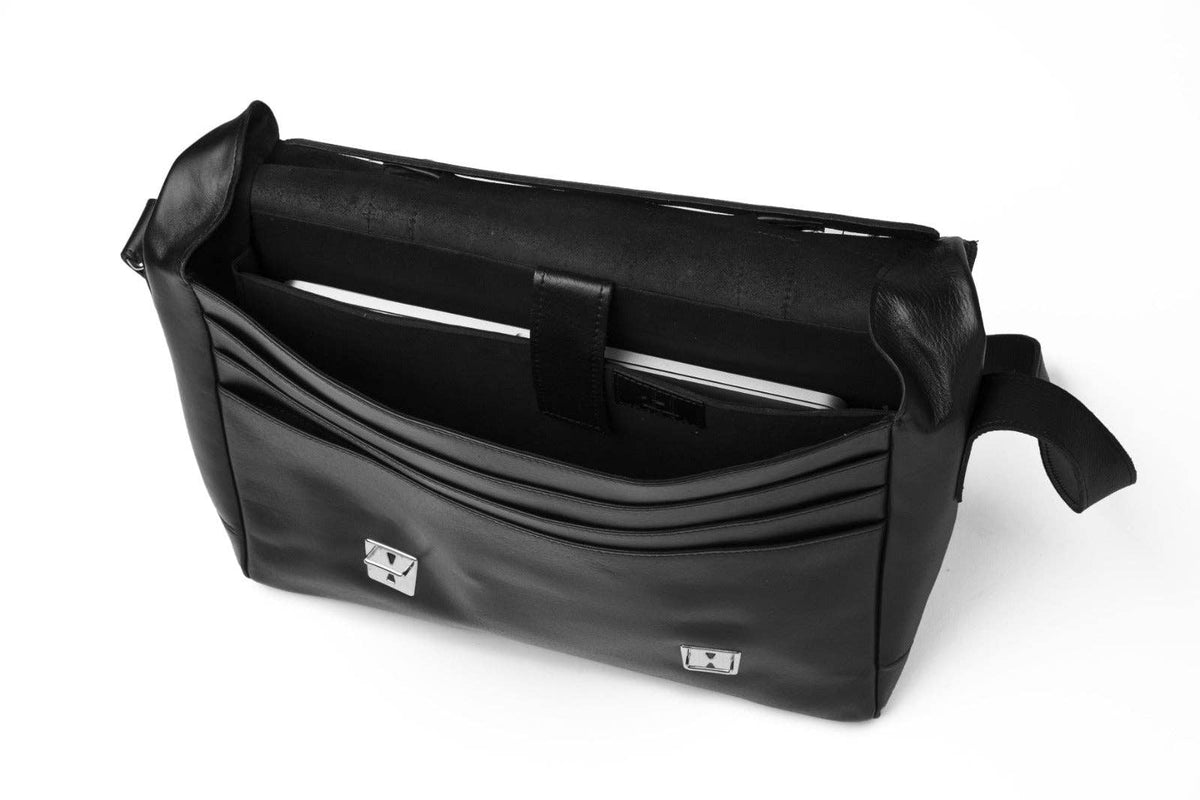 Coarse Leather Messenger Bag 3.0: Antique Brown