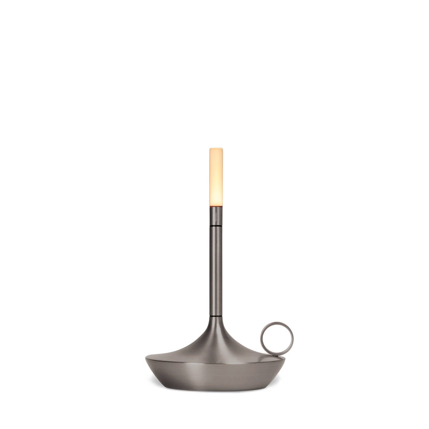 GRAYPANTS Wick Portable Rechargeable Candle Lamp w/Gift Pack: Mist Gray / Classic