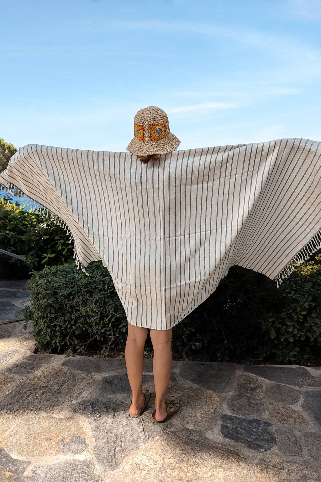 Soft Bliss Turkish Towel & Towel Set: Bold Stripes / Bath Towel