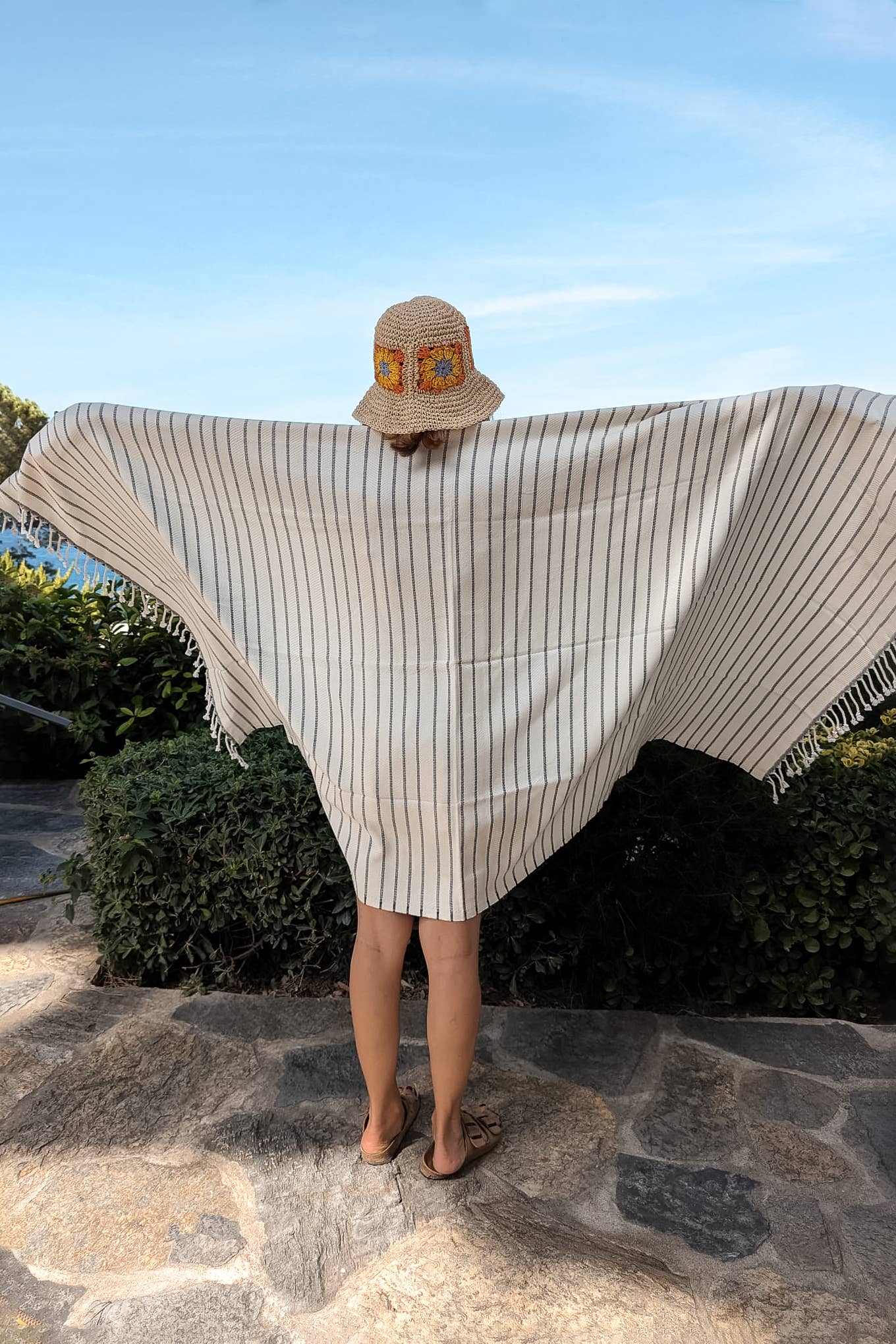 Soft Bliss Turkish Towel & Towel Set: Bold Stripes / Bath Towel