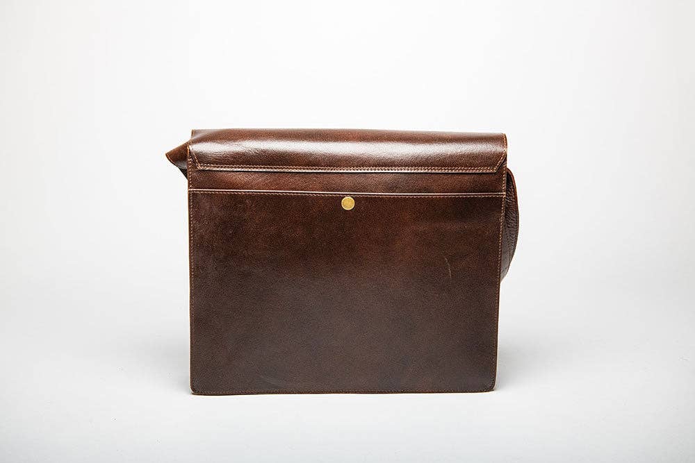 Adam Messenger Bag 2.0: Saddle Brown / Medium