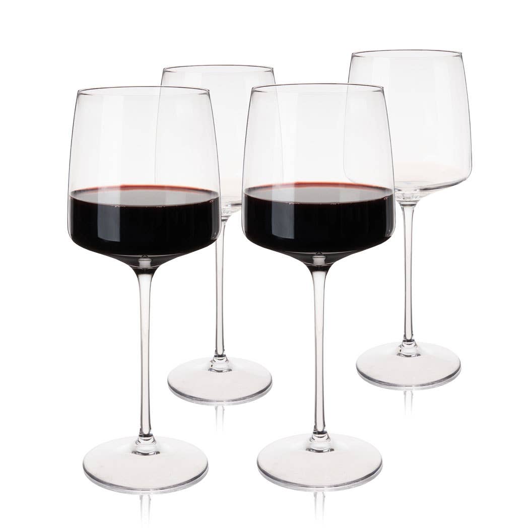 Reserve Julien Crystal Bordeaux Glasses - Set of 4