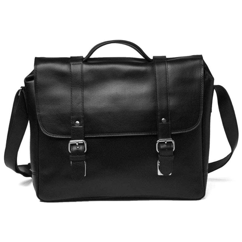 Coarse Leather Messenger Bag 3.0: Antique Brown
