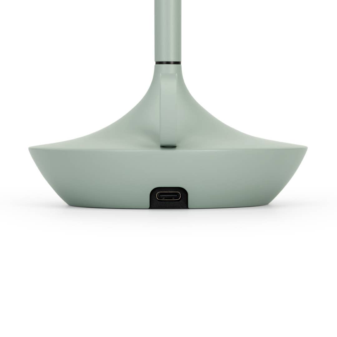 GRAYPANTS Wick Portable Rechargeable Candle Lamp w/Gift Pack: Mist Gray / Classic