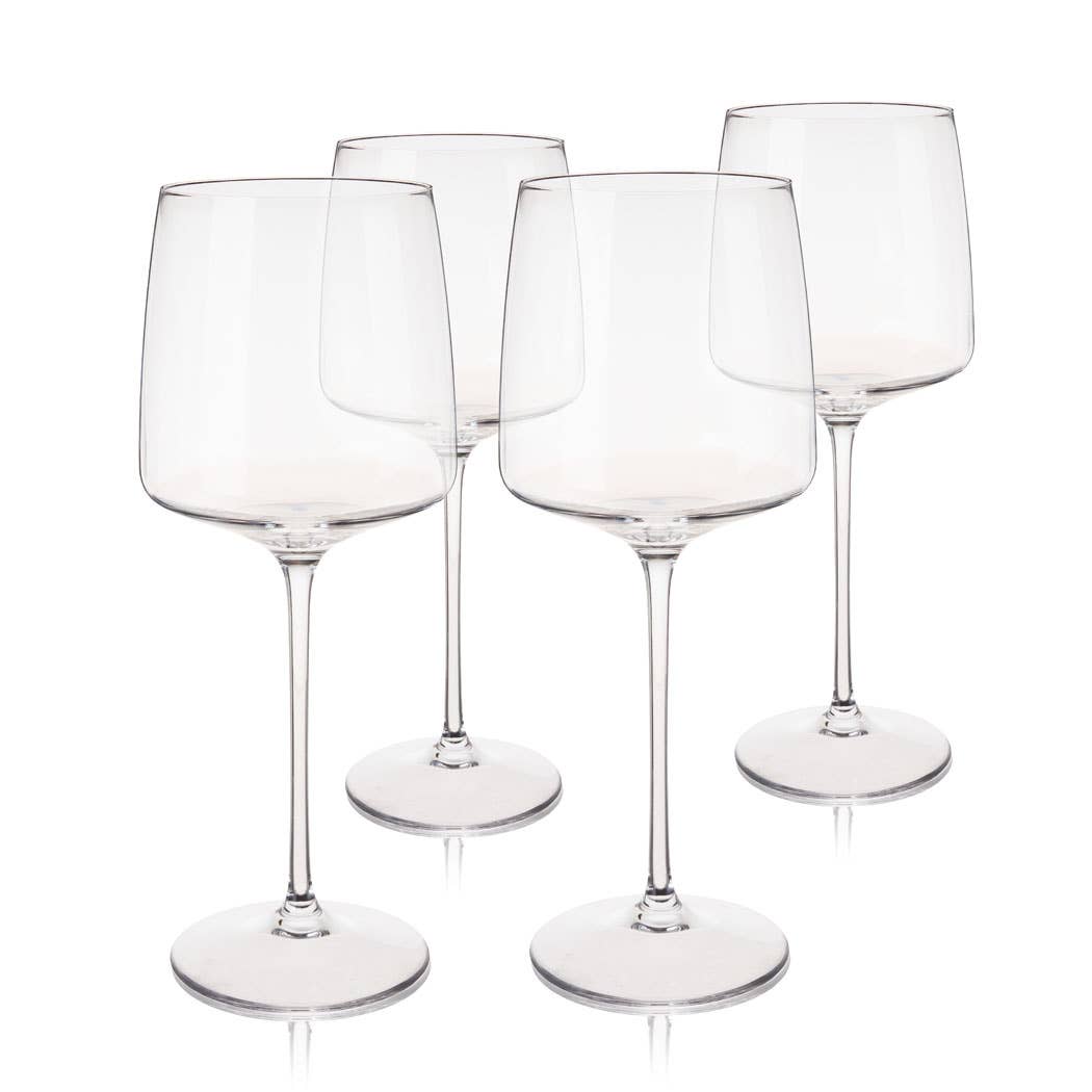 Reserve Julien Crystal Bordeaux Glasses - Set of 4