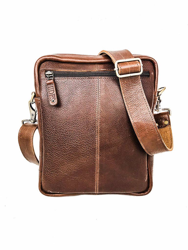 Travel Leather Satchel - Brown
