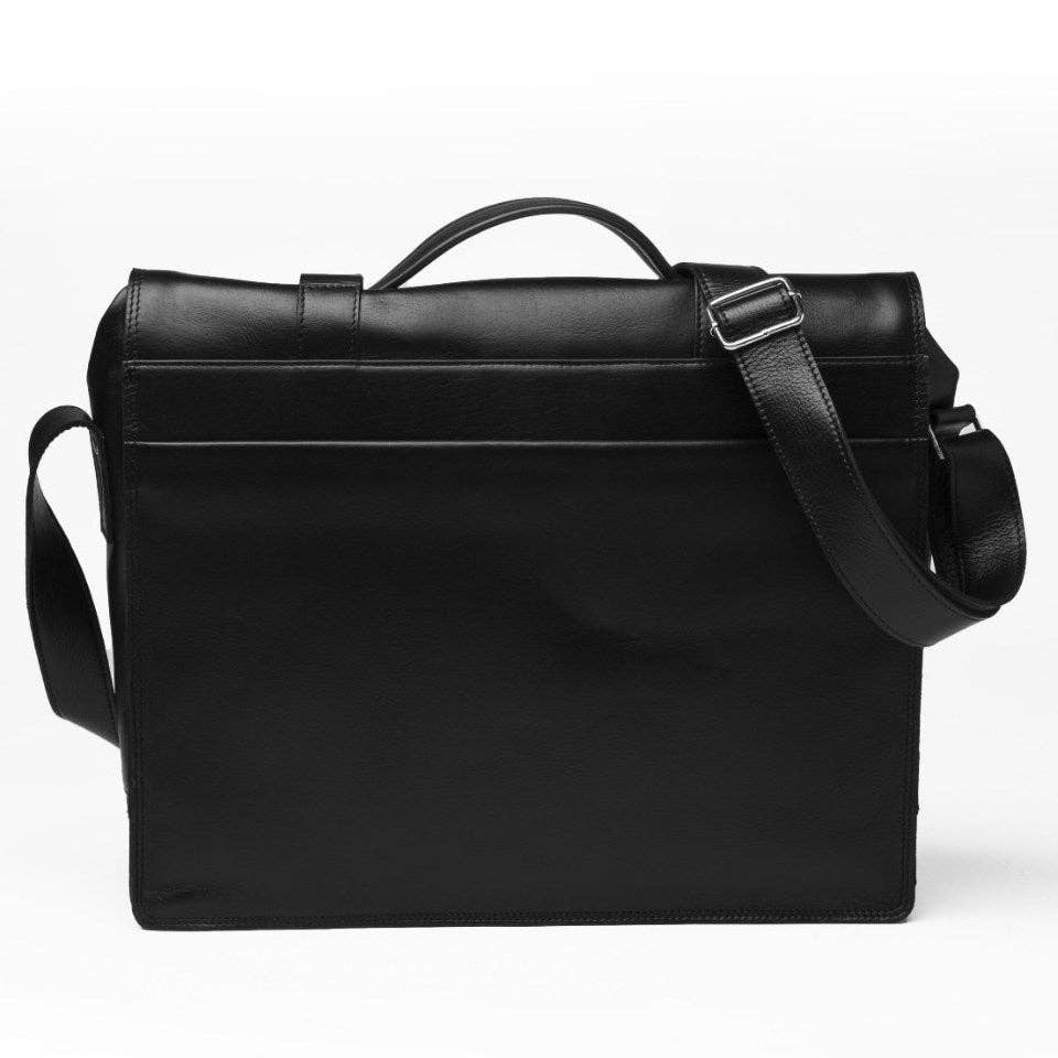 Coarse Leather Messenger Bag 3.0: Antique Brown
