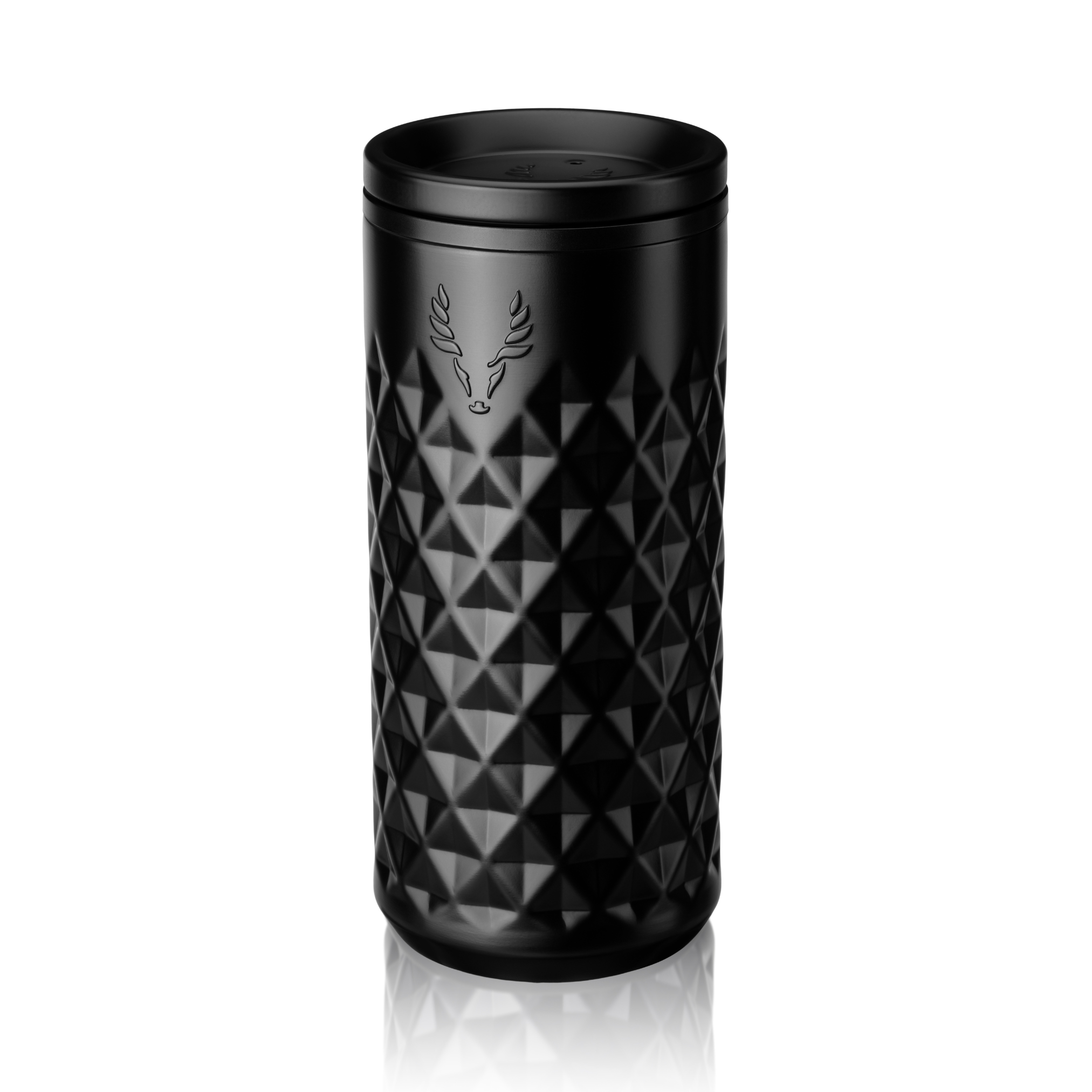 Paragon Stainless Steel Highball Tumbler w/ Lid - Obsidian