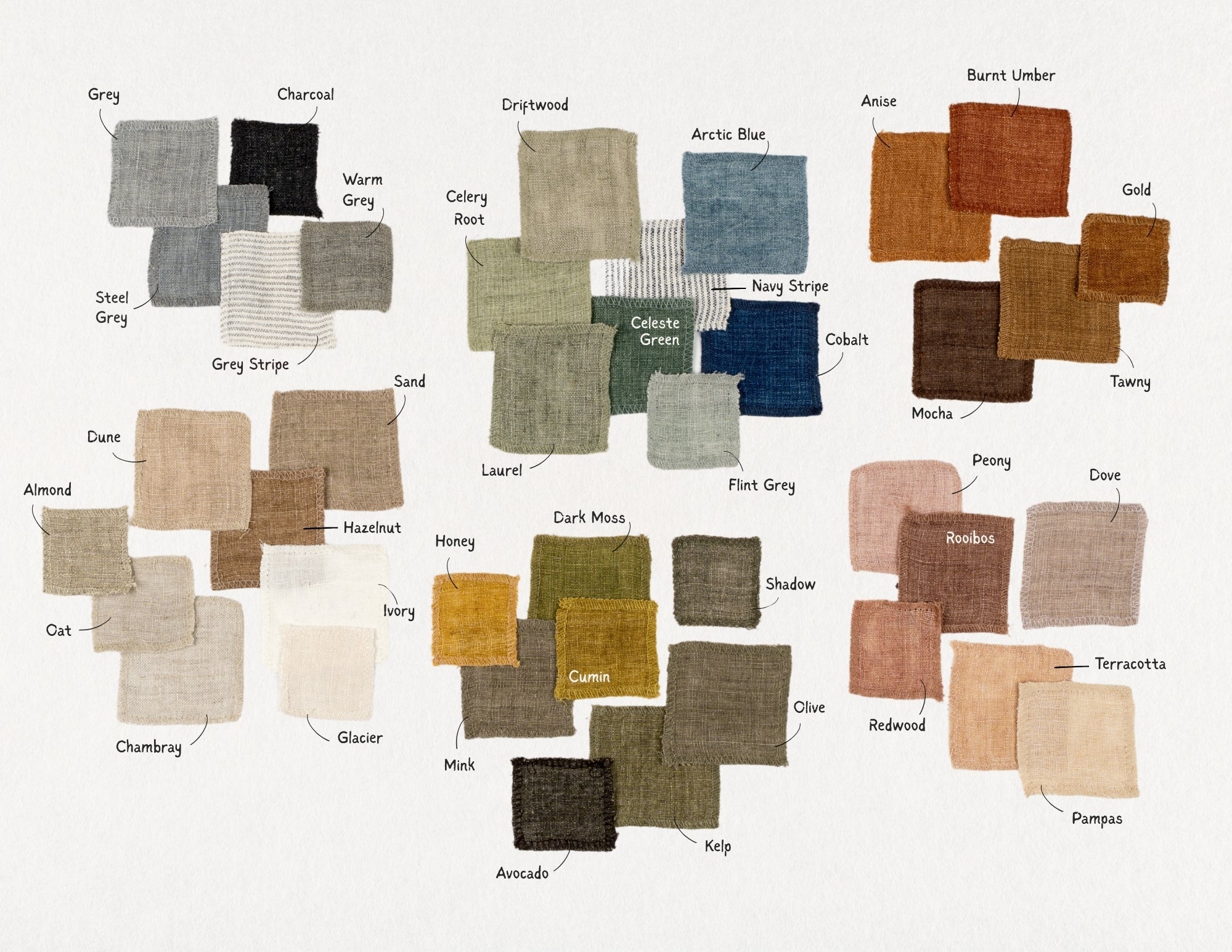 24x24 Lina Linen Pillow Burnt Umber