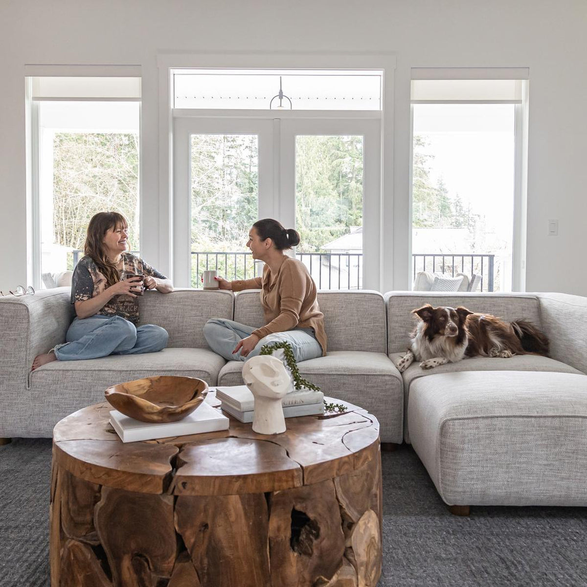 Natura Flow Round Coffee Table