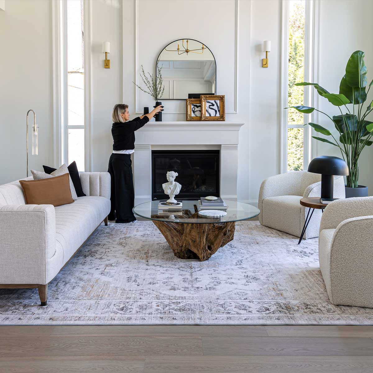 Natura Round Root Coffee Table