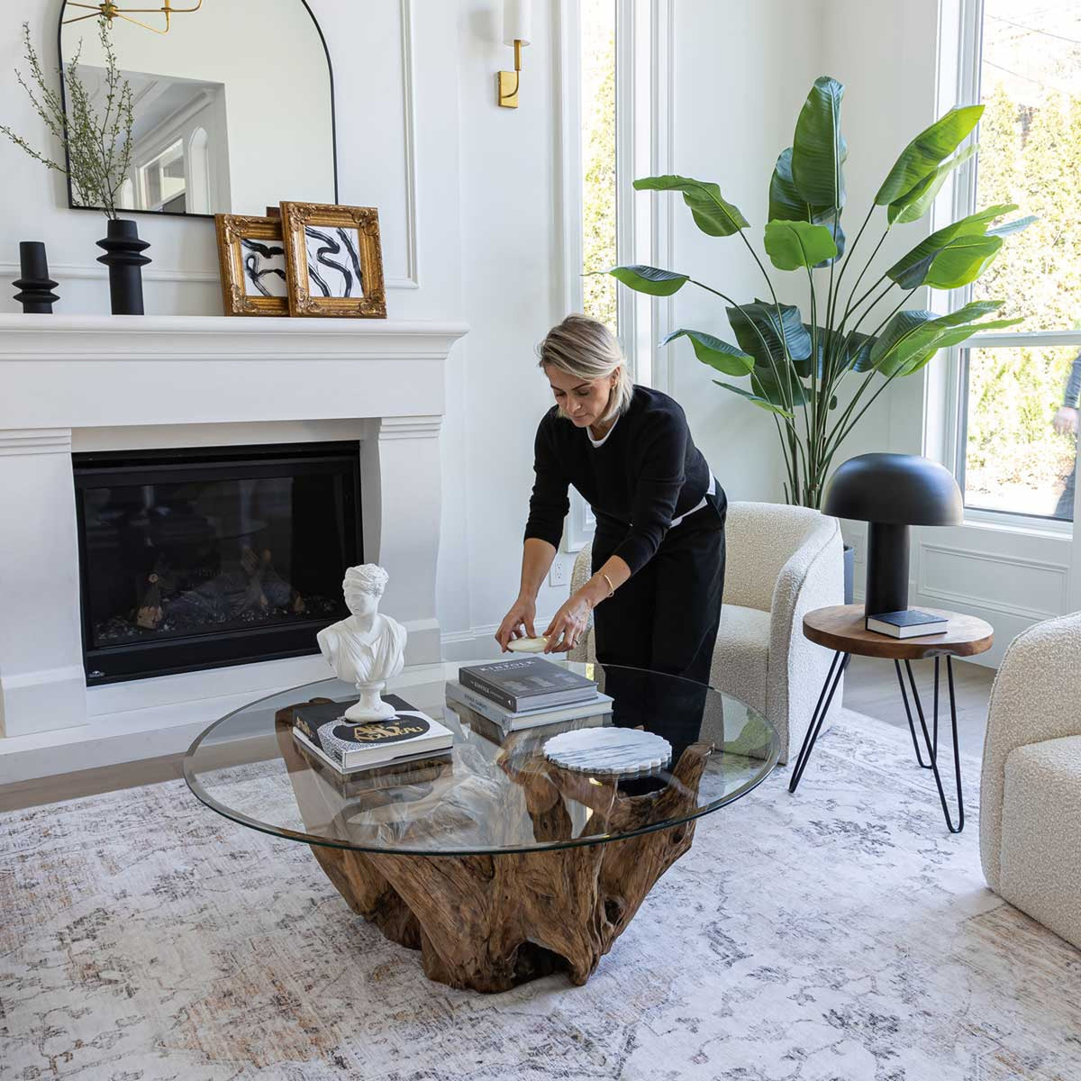 Natura Round Root Coffee Table