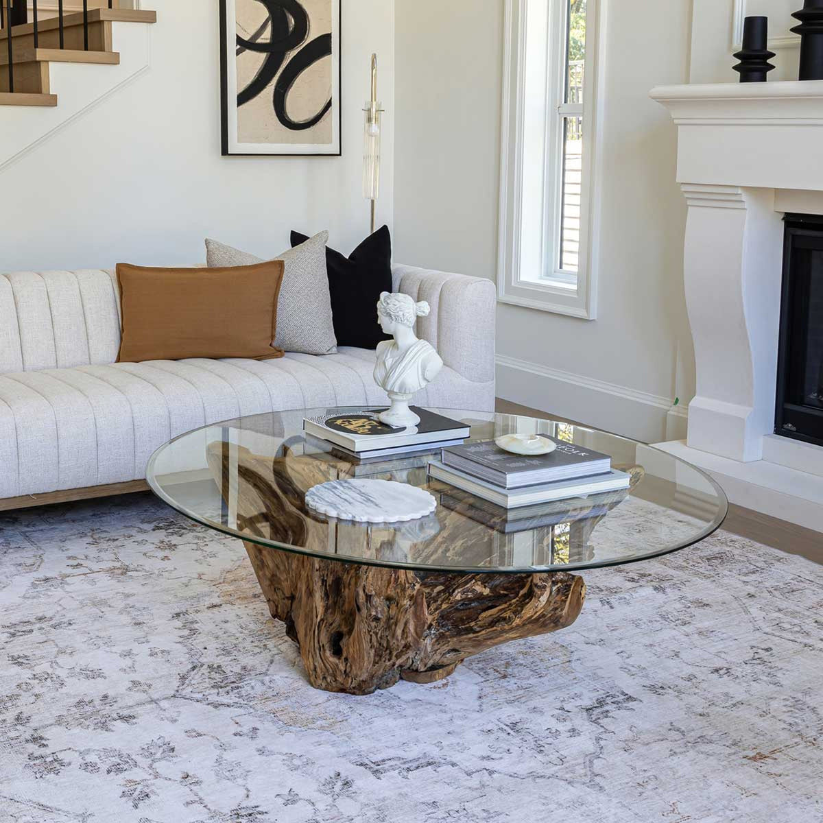 Natura Round Root Coffee Table