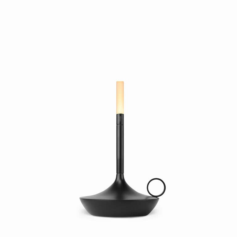 GRAYPANTS Wick S Portable Recharge Candle Lamp w/ Gift Pack: Black