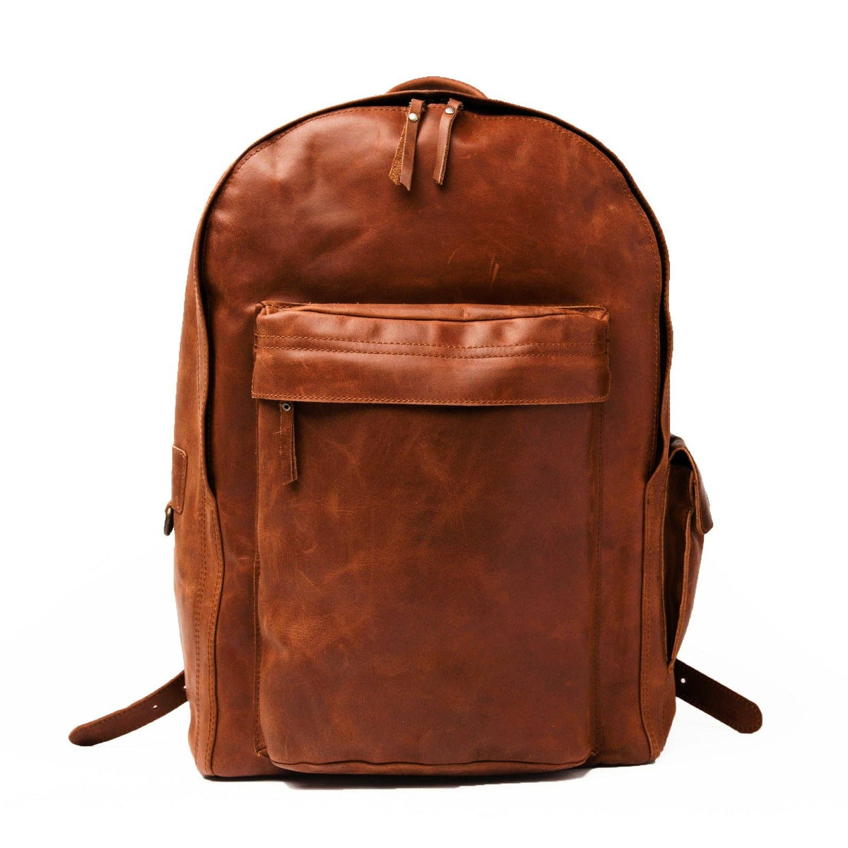 Nomad Leather Backpack: Brown