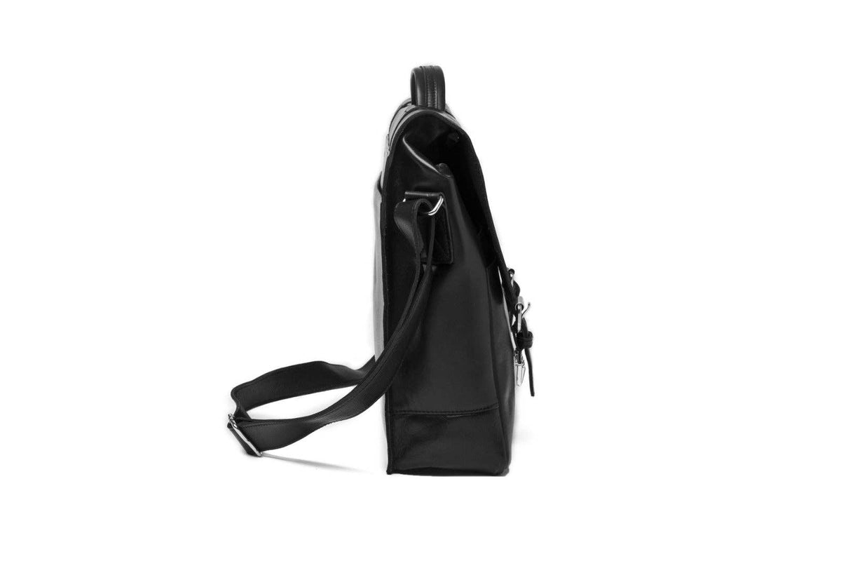 Coarse Leather Messenger Bag 3.0: Antique Brown