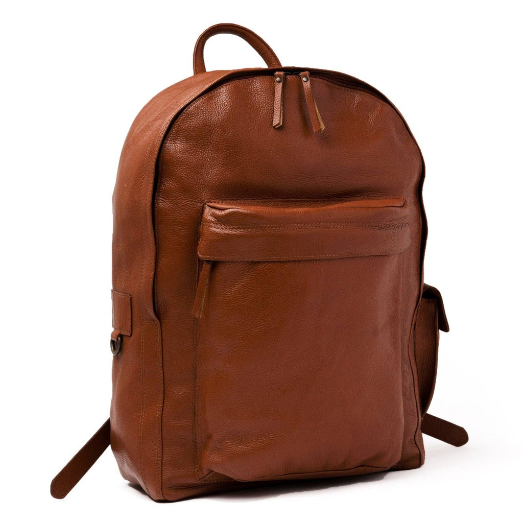 Nomad Leather Backpack: Brown