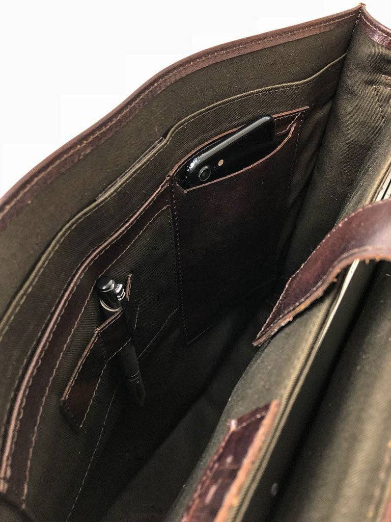 Adam Messenger Bag 2.0: Saddle Brown / Medium