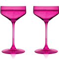Reserve Nouveau European Crystal Coupes - Berry - Set of 2