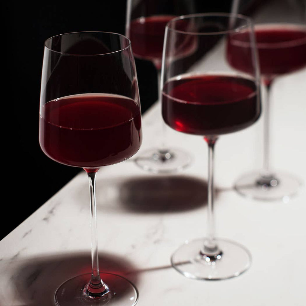 Reserve Julien Crystal Bordeaux Glasses - Set of 4
